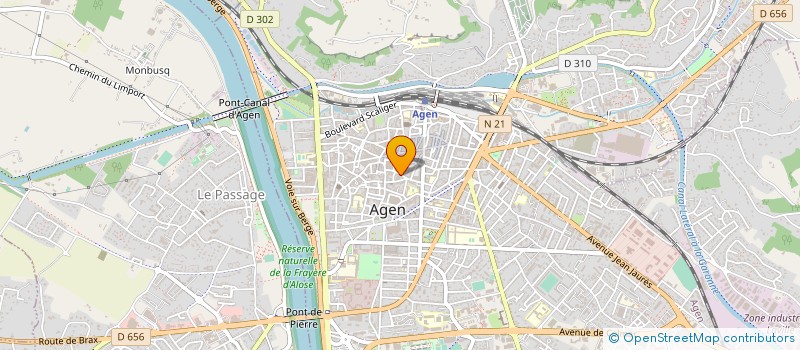 localisation de l'entreprise PRIMEVER LOGISTIQUE SUD OUEST  AGEN