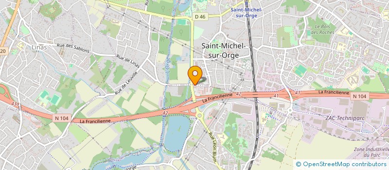 localisation de l'entreprise PRIMEVERE 10 à BRETIGNY SUR ORGE
