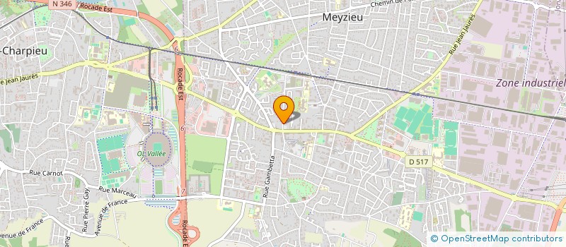 localisation de l'entreprise PRIMEVERE  MEYZIEU