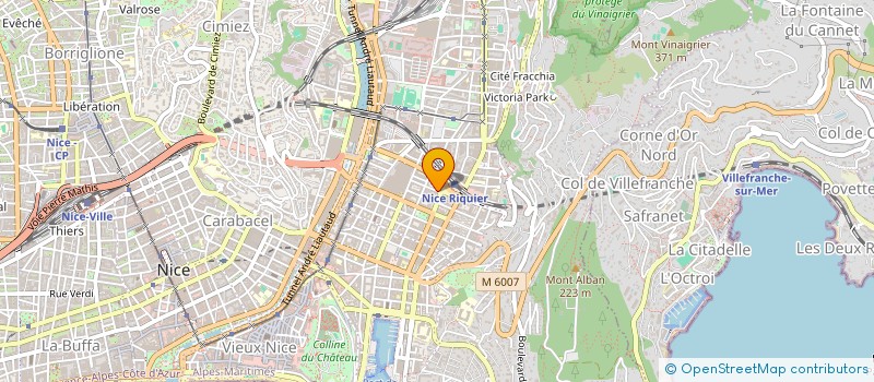 localisation de l'entreprise PRIMEVERE à NICE