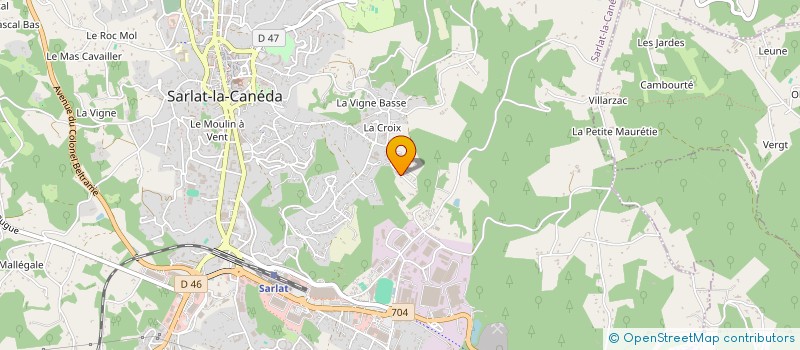 localisation de l'entreprise PRIMEVERE D'AZUR à SARLAT-LA-CANEDA