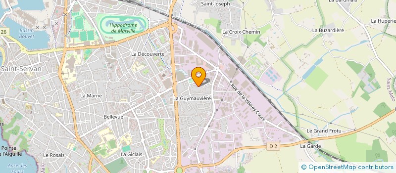 localisation de l'entreprise PRIMEVERES  SAINT-MALO