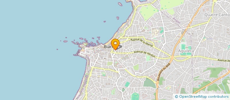 localisation de l'entreprise PRIMEVERES à BIARRITZ