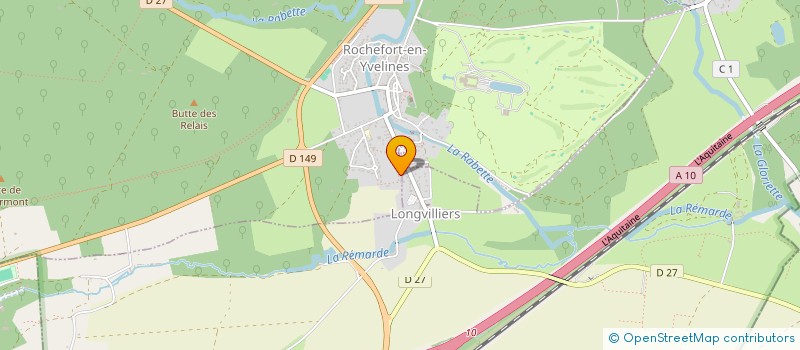 localisation de l'entreprise PRIMEX AUTOMOBILES à ROCHEFORT-EN-YVELINES