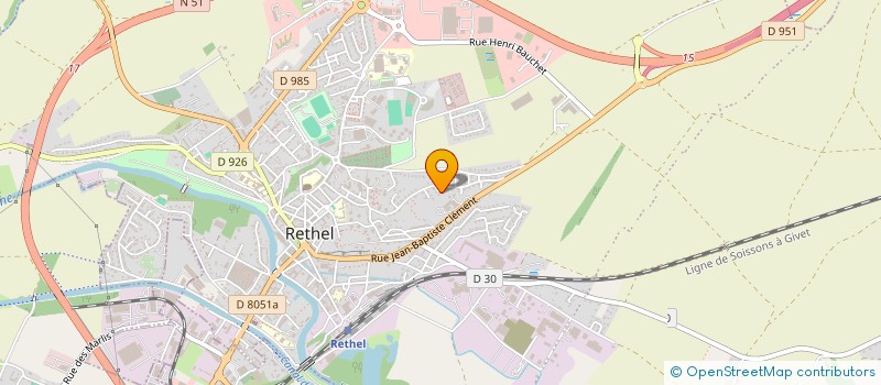 localisation de l'entreprise PRIMFIL INTERNATIONAL  RETHEL