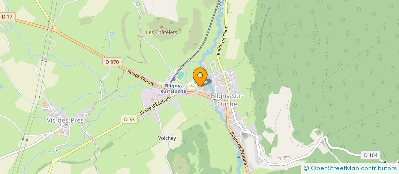 localisation de l'entreprise PRIMINOV  BLIGNY-SUR-OUCHE