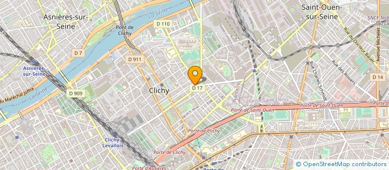 localisation de l'entreprise PRIMINTER à CLICHY