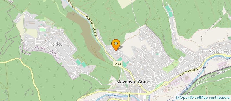 localisation de l'entreprise PRIMINVEST  MOYEUVRE-GRANDE