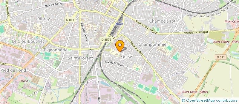 localisation de l'entreprise PRIMIS  NIORT