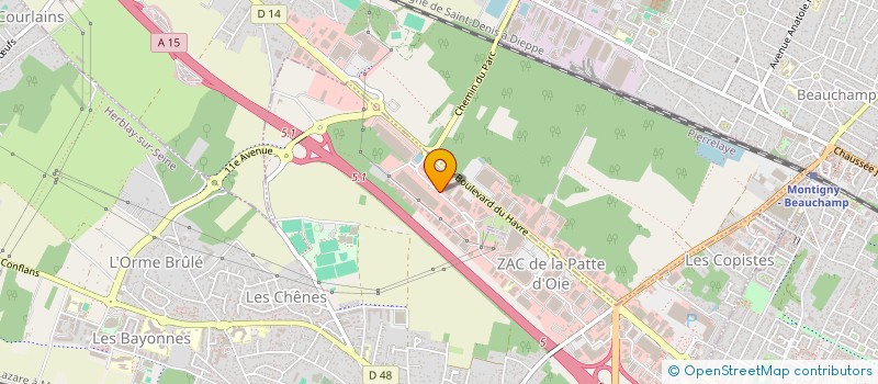 localisation de l'entreprise PRIMISO à HERBLAY-SUR-SEINE