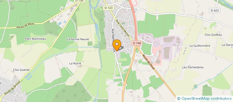 localisation de l'entreprise PRIMIWEB  BRISSAC LOIRE AUBANCE