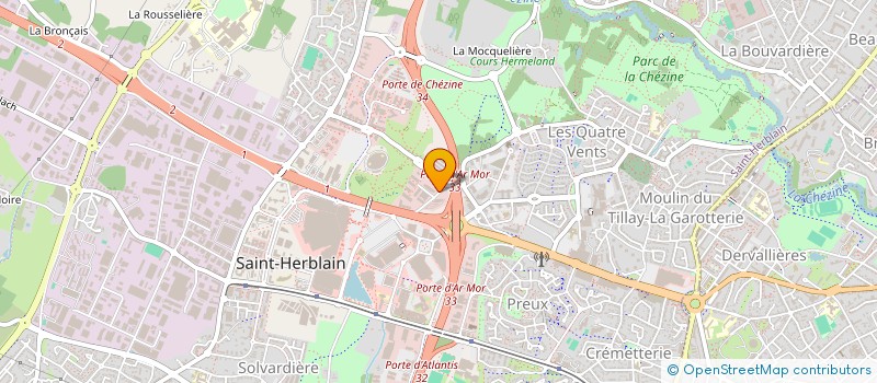 localisation de l'entreprise PRIMMEA OUEST à SAINT-HERBLAIN