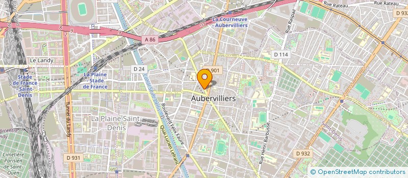 localisation de l'entreprise PRIMMO FLASH à AUBERVILLIERS