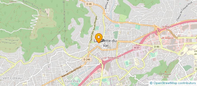 localisation de l'entreprise PRIMMO INVESTISSEMENTS à LA VALETTE-DU-VAR