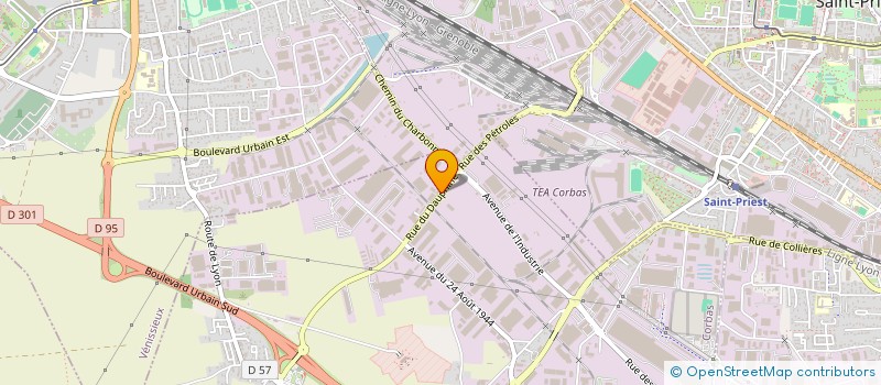 localisation de l'entreprise PRIMMO SEGRE à CORBAS