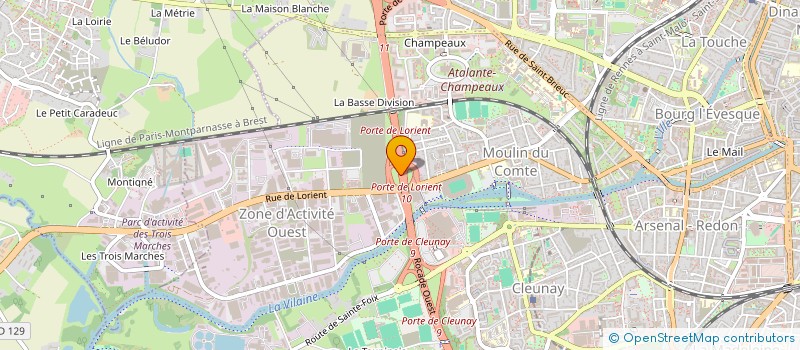 localisation de l'entreprise PRIMMOSENS à RENNES