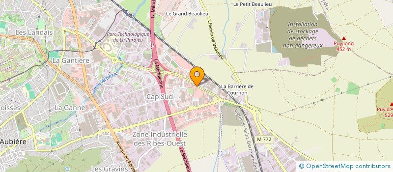 localisation de l'entreprise PRIMO à ENNEZAT