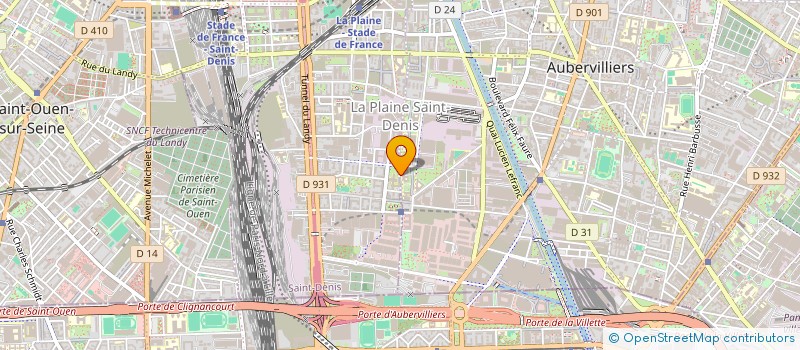 localisation de l'entreprise PRIMO à AUBERVILLIERS