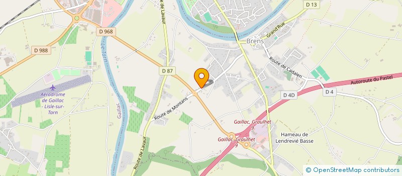 localisation de l'entreprise PRIMO à BRENS