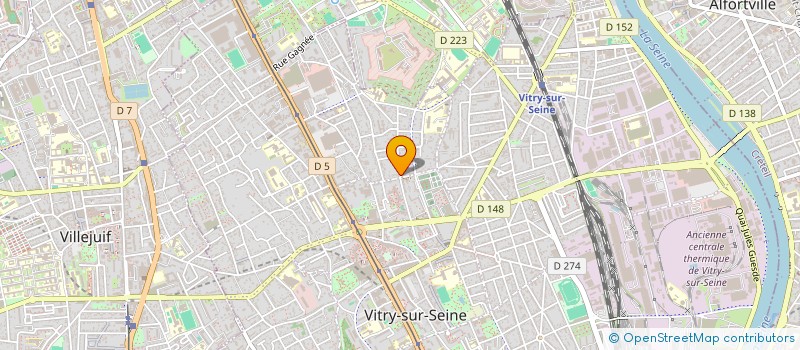 localisation de l'entreprise PRIMO à VITRY SUR SEINE