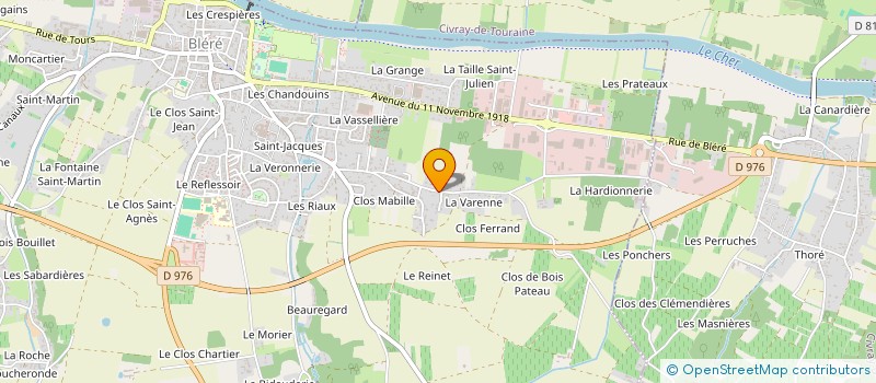 localisation de l'entreprise PRIMO à BLERE