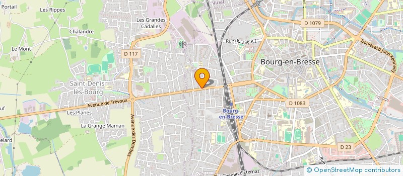 localisation de l'entreprise PRIMO 76 à BOURG-EN-BRESSE