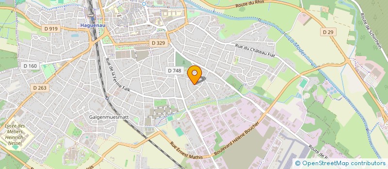 localisation de l'entreprise PRIMO  HAGUENAU