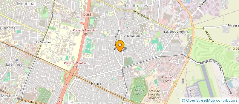 localisation de l'entreprise PRIMO à BRON