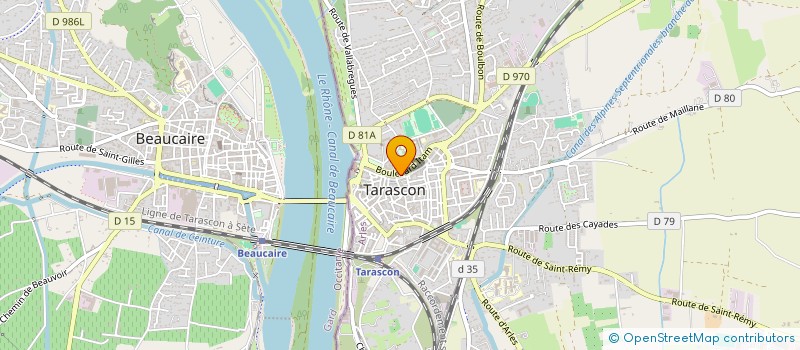 localisation de l'entreprise PRIMO BOULANGERIE  TARASCON