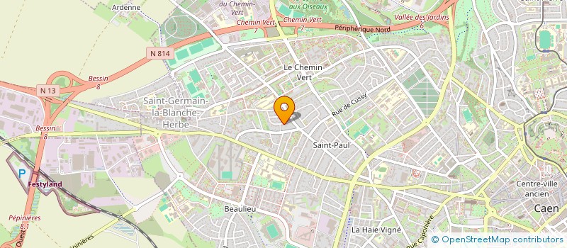 localisation de l'entreprise PRIMO CAEN  CAEN