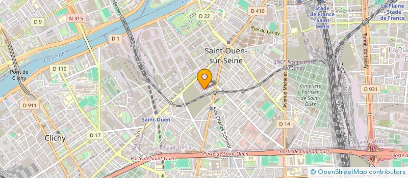 localisation de l'entreprise PRIMO CLUB SA à SAINT-OUEN-SUR-SEINE
