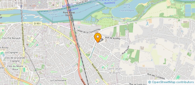 localisation de l'entreprise PRIMO CONCIERGERIE ORLEANS à SAINT-JEAN-LE-BLANC