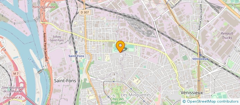 localisation de l'entreprise PRIMO FRUITS EUROPE à SAINT-FONS