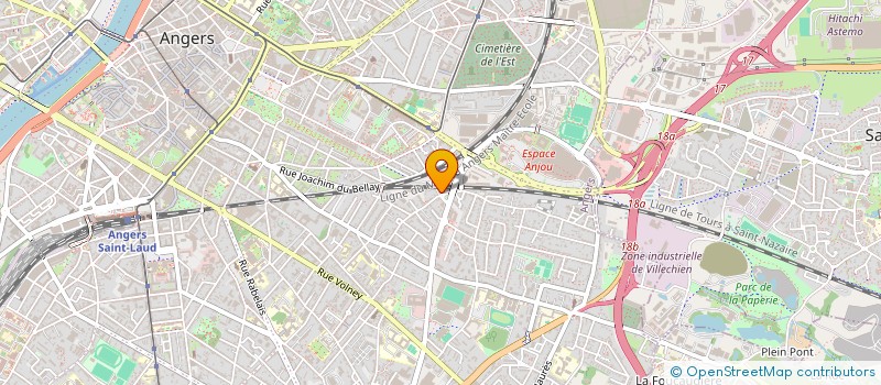 localisation de l'entreprise PRIMO PALAZZO à ANGERS