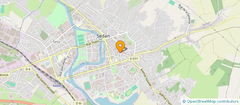 localisation de l'entreprise PRIMO SARL  SEDAN