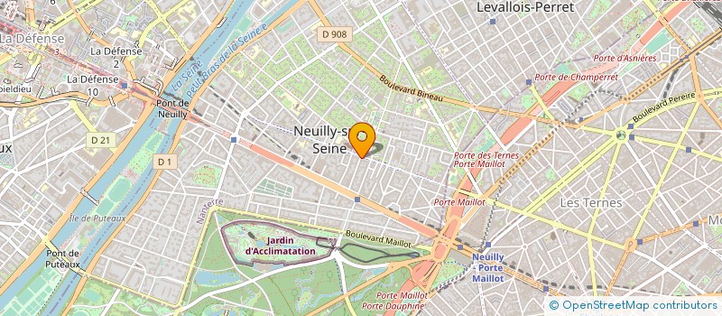 localisation de l'entreprise PRIMO SECURITE ELECTRONIQUE à NEUILLY-SUR-SEINE