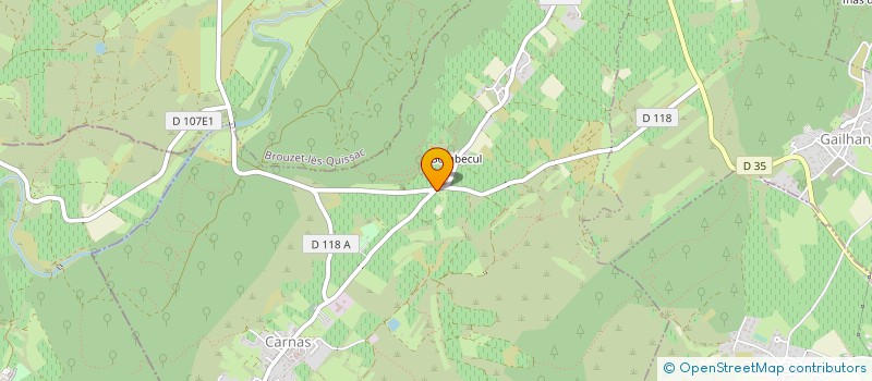 localisation de l'entreprise PRIMO VERT  CARNAS