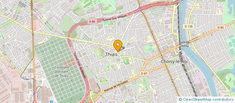 localisation de l'entreprise PRIMOBATI à THIAIS