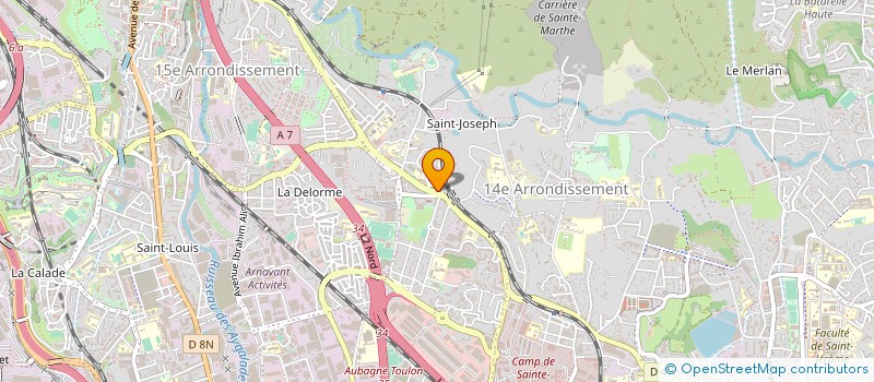 localisation de l'entreprise PRIMODE à MARSEILLE