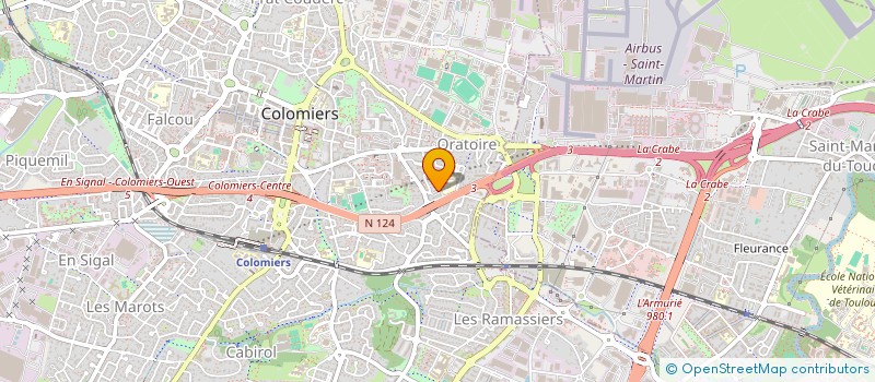 localisation de l'entreprise PRIMOFONCIER à COLOMIERS