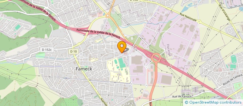 localisation de l'entreprise PRIMOMAS  FAMECK