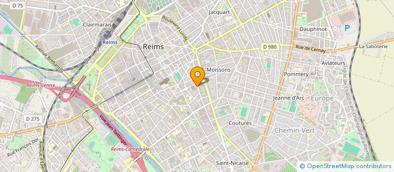 localisation de l'entreprise PRIMOR à REIMS