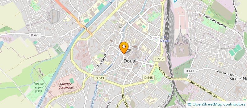 localisation de l'entreprise PRIMOREST à DOUAI