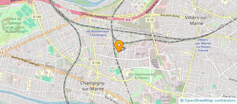 localisation de l'entreprise PRIMORY AUTO  CHAMPIGNY-SUR-MARNE