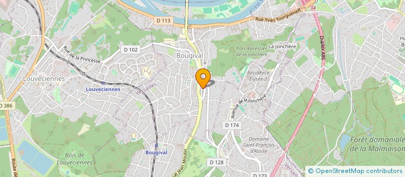 localisation de l'entreprise PRIMOTECH à BOUGIVAL