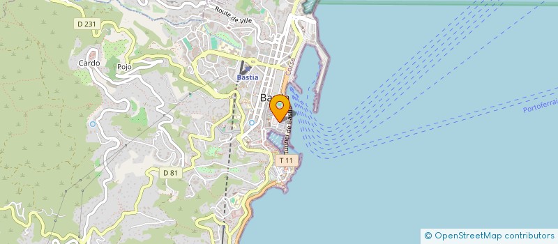 localisation de l'entreprise PRIMOUR à BASTIA