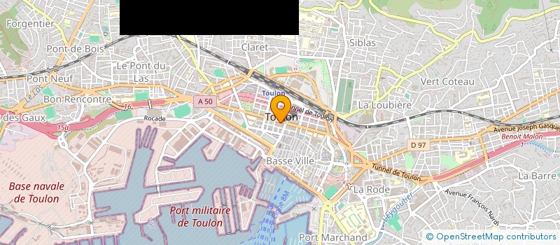 localisation de l'entreprise PRIMOVAR  TOULON