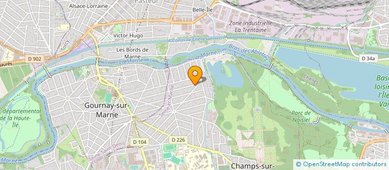 localisation de l'entreprise PRIMOWATT à CHAMPS-SUR-MARNE