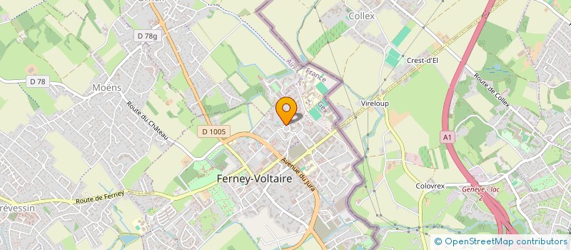 localisation de l'entreprise PRIMROSE CONSULT à FERNEY-VOLTAIRE