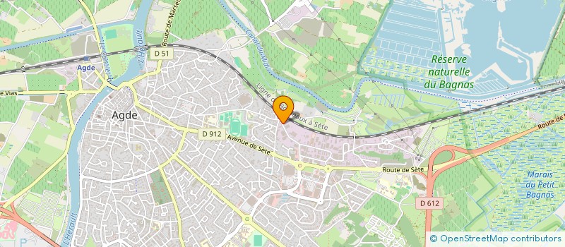 localisation de l'entreprise PRIMSHIRT  AGDE